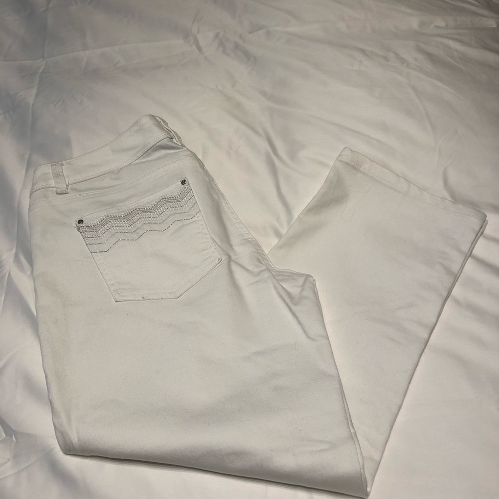 WHBM cropped jeans